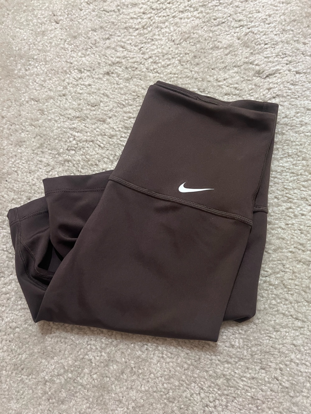 NWOT Nike brown biker shorts